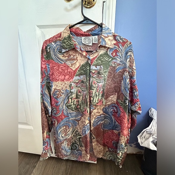 Button down blouse - Picture 3 of 4